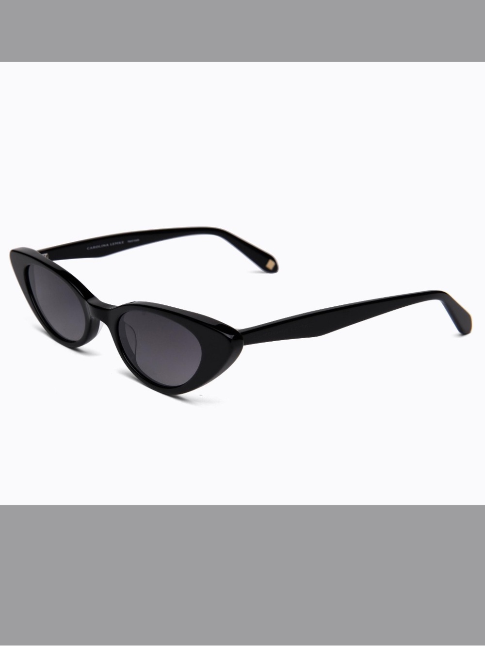 NWT Carolina Lemke Black Cat-Eye Sunglasses for Women - Sleek UV Protection